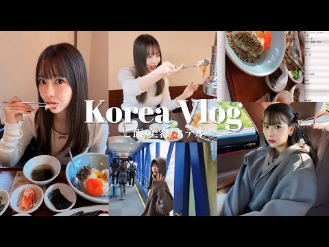 【韓国VLOG①】１日4食たべまくって韓国満喫🇰🇷ご飯/美容/ホテル