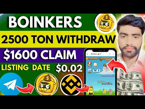 Boinkers Airdrop withdraw | Boinkers airdrop listing date | boinkers coin airdrop update