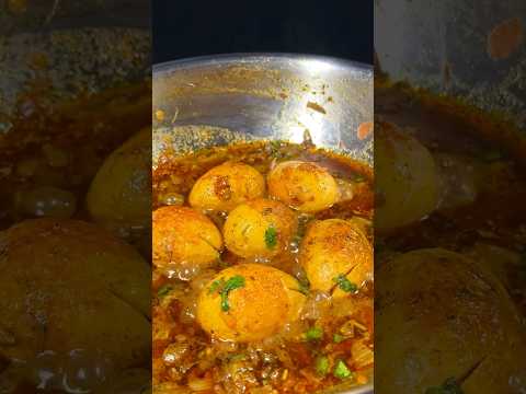 Dhaba Style Egg Curry #shorts #food #egg #curry #streetfood #asmr #asmrsounds #asmrkitchenfood