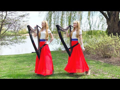 Battle Hymn of the Republic (Mine Eyes Have Seen the Glory) - Harp Twins