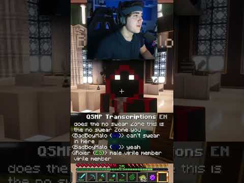 Roier Traumatized Badboyhalo on QSMP Minecraft #qsmp #qsmpbrasil #qsmpclips