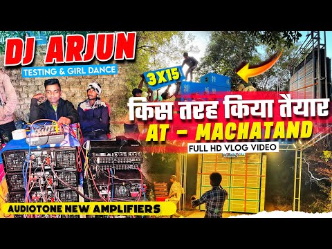 Dj SarZen Cabinet 3/15 Dj Arjun Party //Full Vlog Video Loading Testing And Dance //