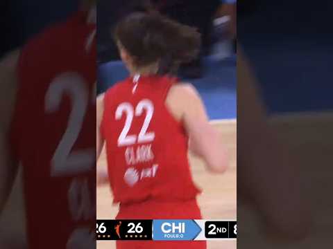 🚨💦 #CaitlinClark Logo 3 Splash #IndianaFever vs #ChicagoSky #WNBA #espn #ytshorts #short #shorts