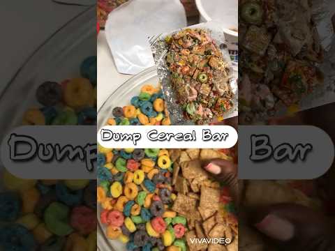 Dump cereal bar🤩Super easy #cereal #tiktok #trythis #recipe