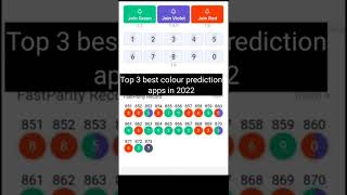 Top 3 best colour prediction apps in 2022|#colourprediction