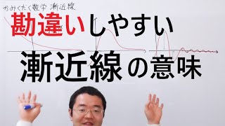 【かみくだく】漸近線【数学Ⅲ】