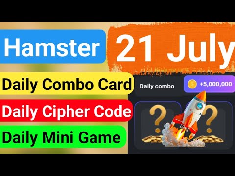 Hamster Combat Daily Combo, Cipher Code & Mini Game Complete Live Complete