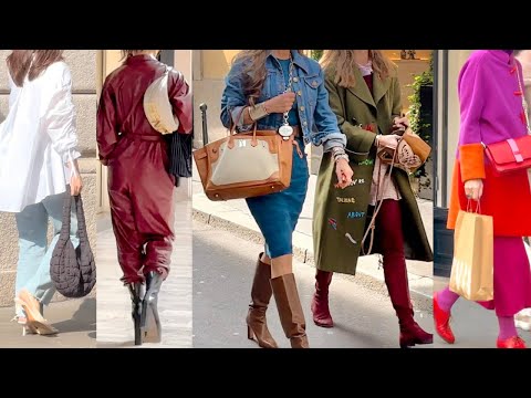 MILAN STREET STYLE 🇮🇹What is in fashion for Spring 2024? 🌸#vanityfair #britishvogue #voguejapan