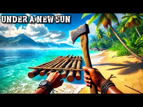 Raft! Day 2 Tropical Island Survival | Under A New Sun