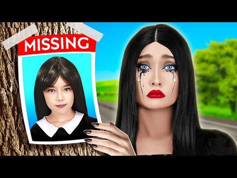 Can You Solve the Mystery of the Missing Wednesday Addams? Wednesday Addams and Barbie are MISSING!