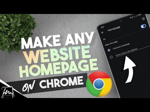 How to make any website a homepage on Chrome