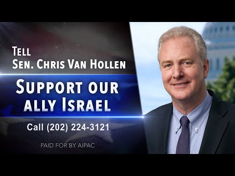 Tell Sen. Van Hollen to stand with Israel!