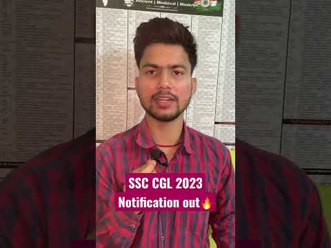 SSC CGL 2023 Notification out #cgl #ssc #motivation #chsl #ssccgl #sscgd #cpo