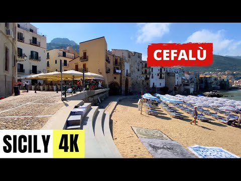 SICILY, ITALY 🇮🇹 [4K] Cefalù — Walking Tour