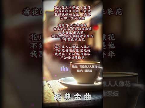 【謝采妘~花兒像人人像花】懷舊老歌推薦 | 經典老歌 | Best Old Songs of Michelle Hsieh