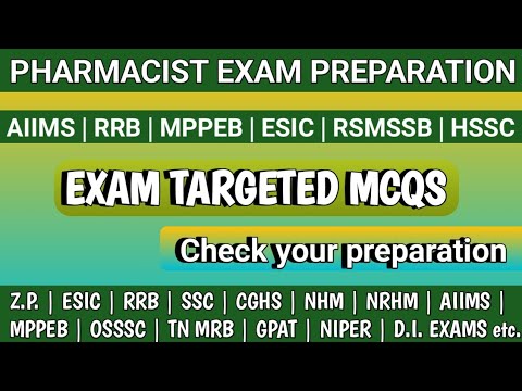 Pharmacist exam preparation | IMPORTANT MCQS  @MANISH06