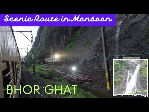 Monsoon Journey Through Bhor Ghats || Ahmedabad To Pune Train Journey