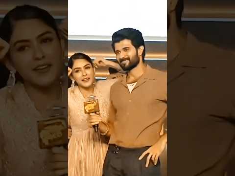 The Cutest😻 Moment Between Vijay Devarakonda & Mrunal Thakur | Mrunal About Vijay