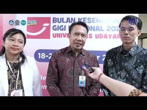 Wawancara Rektor pada Bulan Kesehatan Gigi Nasional