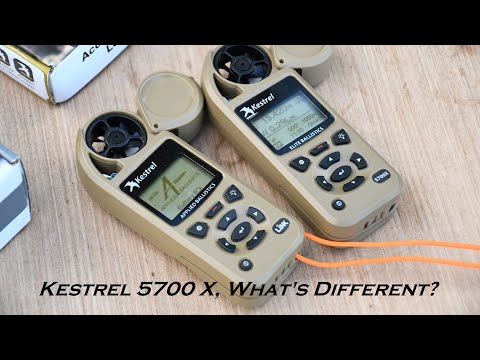 Kestrel 5700 X, what are the benefits over the 5700 Elite?