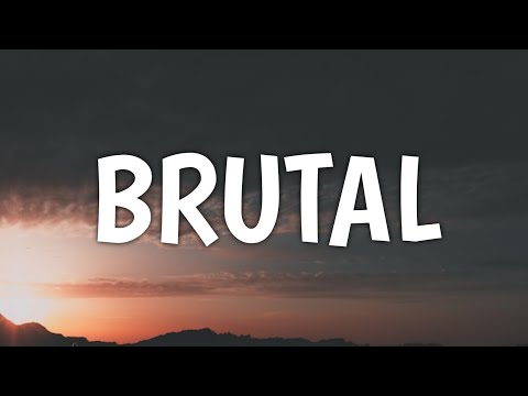 Olivia Rodrigo - brutal (Lyrics) (From The School for Good and Evil)