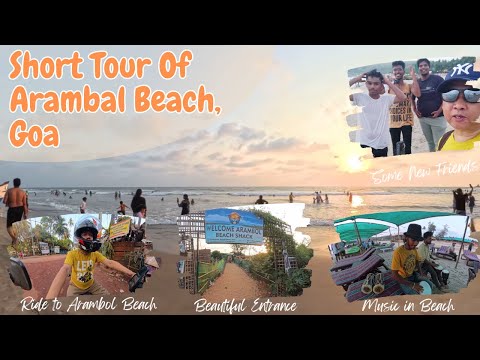 Short Tour of Arambol Beach, Goa | Mumbai To Bangalore Ride | Day2 - Summary