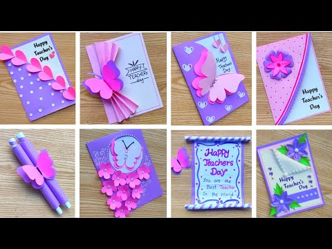 7 Amazing DIY Teacher's Day Card Ideas | Happy Teacher's Day Crafts | Teachers Day Cards 2024