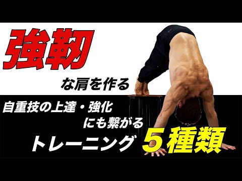 強い肩周りの筋力を作るオススメの自重トレ5種類紹介！