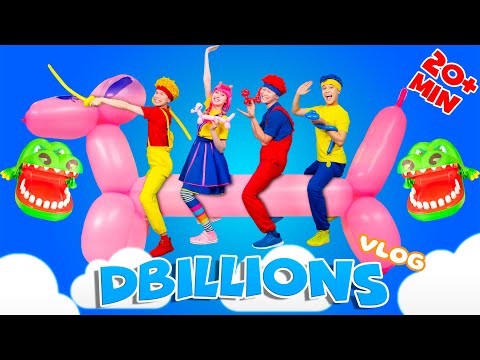 Fun Games For Kids to Play at Home from Simple Things | D Billions VLOG English