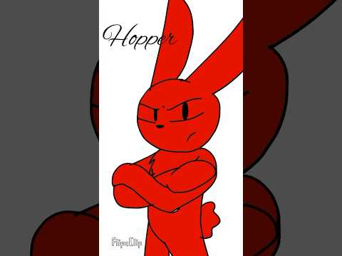 Old Hopper Main Character Introduction// #hopper #indieshow #animation #introduction