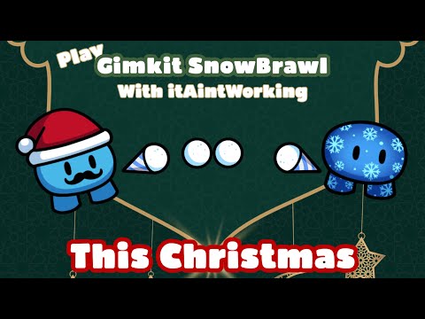 Play Gimkit SnowBrawl with itAintWorking This Christmas!