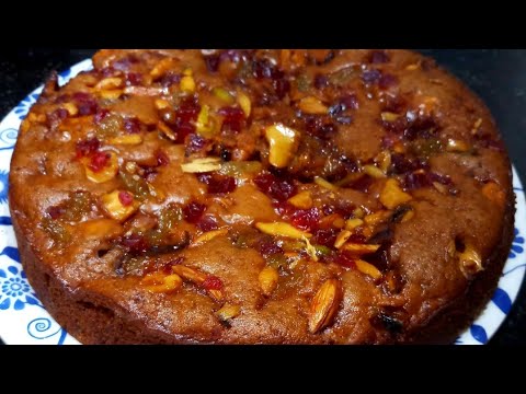 Fruit cake/Dry Fruit Cake Recipe/soft and moist fruit cake recipe