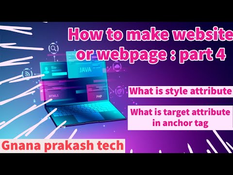 How to make website or webpage || Customizing styles || what is style attribute tutorial-part 4