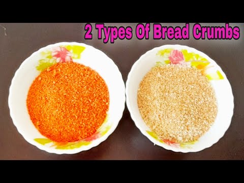 Bread crumbs | Orange Bread crumbs | in telugu | how to make breadcrumbs easy way | indu creatives