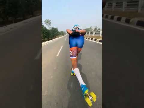 FARZAM SK8R | TEAM LEOPARD SPEED SKATING VARANASI | #shorts #sports #athlete #skating #varanasi 🛼🛼