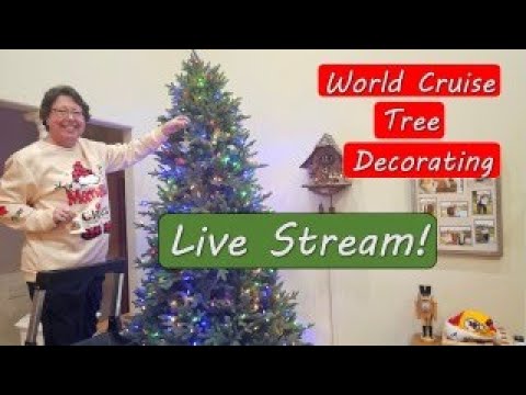 Nancy Decorates Christmas Tree With Ornaments From 9 Month Cruise Around The World