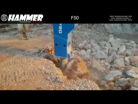 Hammer F50 working in Altamura, Italy