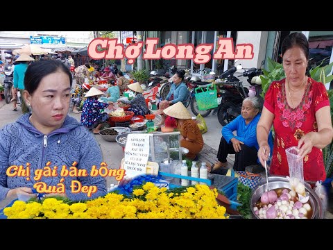 chợ long an Tân Châu . chợ quê bà con tiểu thương nhiệt tình và tình cảm quá . An Giang