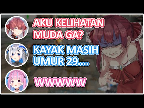 Ketika MARINE Mencoba Ingin Terlihat Muda, Tapi Ditampar Realita Oleh KANATA | (Hololive Clips)