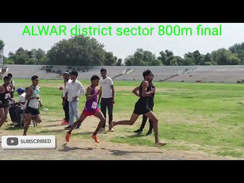 Senior athletic alwar district 800m man's & woman's Final indira gandhi stadium #alwar #athlete