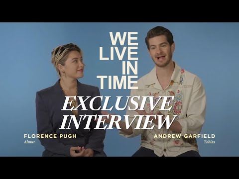 WE LIVE IN TIME | First Look Exclusive Interview w Andrew & Florence - In Cinemas 10 Oct