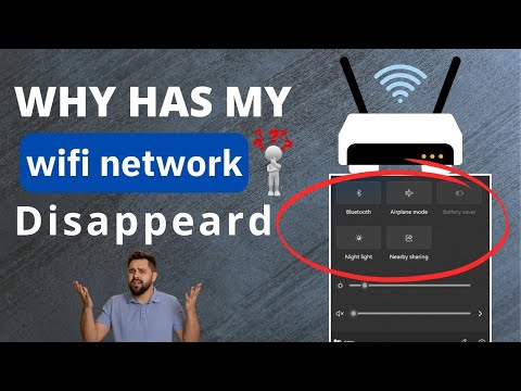 Why has my wifi network disappeared?