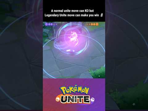 A normal unite move can KO but Legendary Unite move can make you win 😉|| Pokemon unite