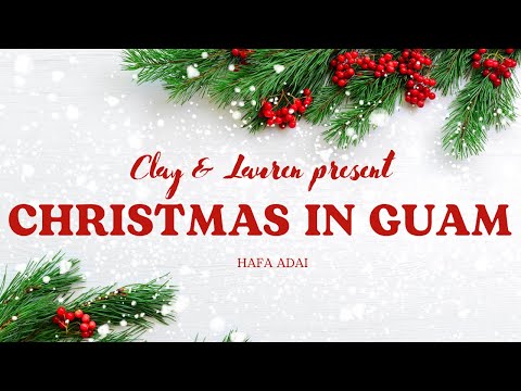 Christmas in Guam | Holiday music with 4k Beautiful Marianas