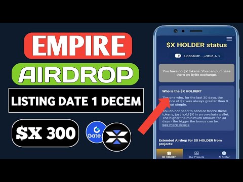 X Empire Airdrop Biggest Update 🤑| X Empire Token Price Today 😱| X Empire Airdrop Withdrawal