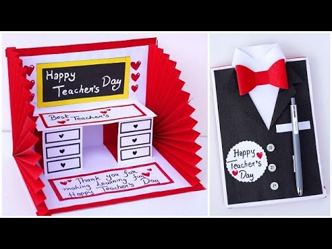 DIY Teacher's day pop up card 2024 / Teacher's day greeting card making