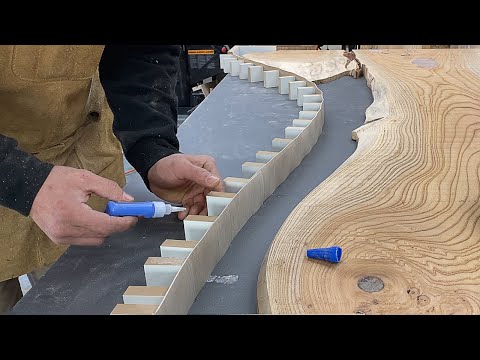 Curved Resin Tips to Soften Rough Wood. Dovetail and Tenon's Tips. Classical and Modern Technology