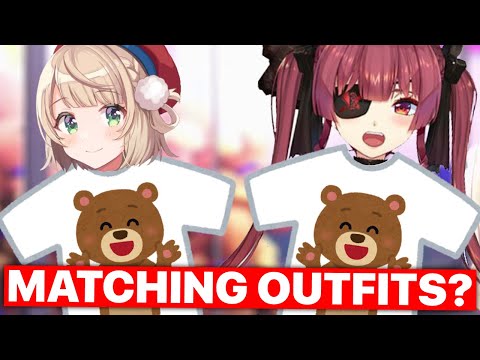 Ui-mama & Marine End Up With Matching Outfits (Shigure Ui & Houshou Marine / Hololive) [Eng Subs]