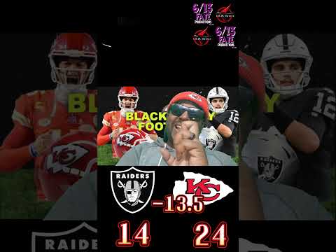 Week 13 NFL Black Friday Pick. Who you got? #chiefs or #raiders? #NFL #blackfriday #Football #sports