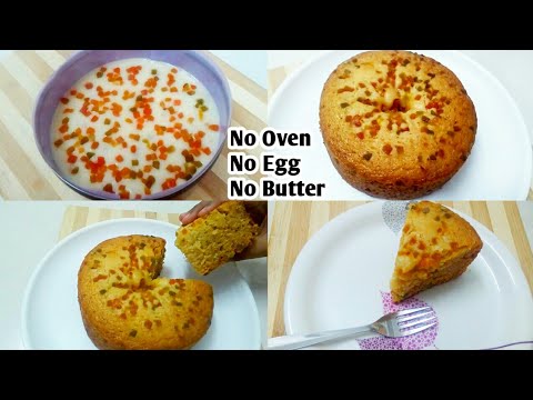 Christmas Special Tutti Frutti Cake Recipe in Tamil | Tutti Frutti Cake without oven | Eggless Cake